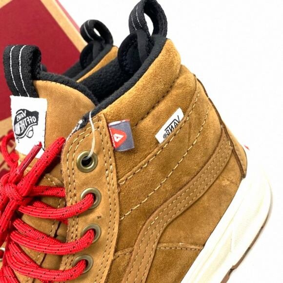 VANS Sk8-Hi MTE-2 High Top Suede Lights Brown VN0007NKGWU Sneakers Size Women's - Picture 6 of 10